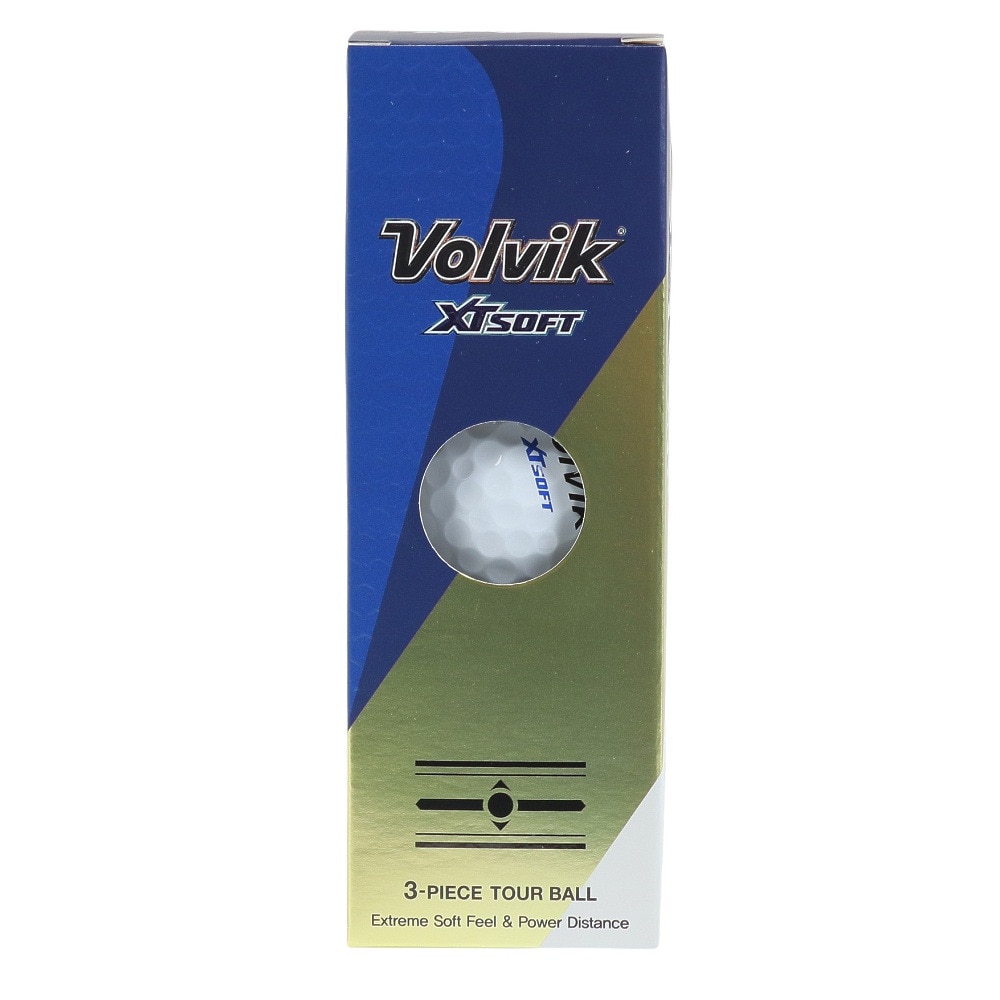 ボルビック（Volvik）（メンズ）ゴルフボール XT SOFT 23 WHT スリーブ(3個入り) VV5PNA05 WHT