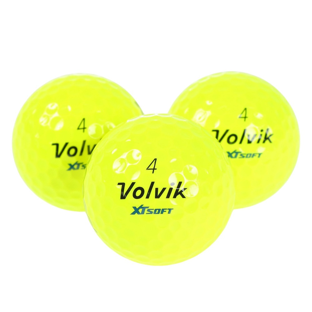 ボルビック（Volvik）（メンズ）ゴルフボール XT SOFT 23 YEL スリーブ(3個入り) VV5PNA05 YEL