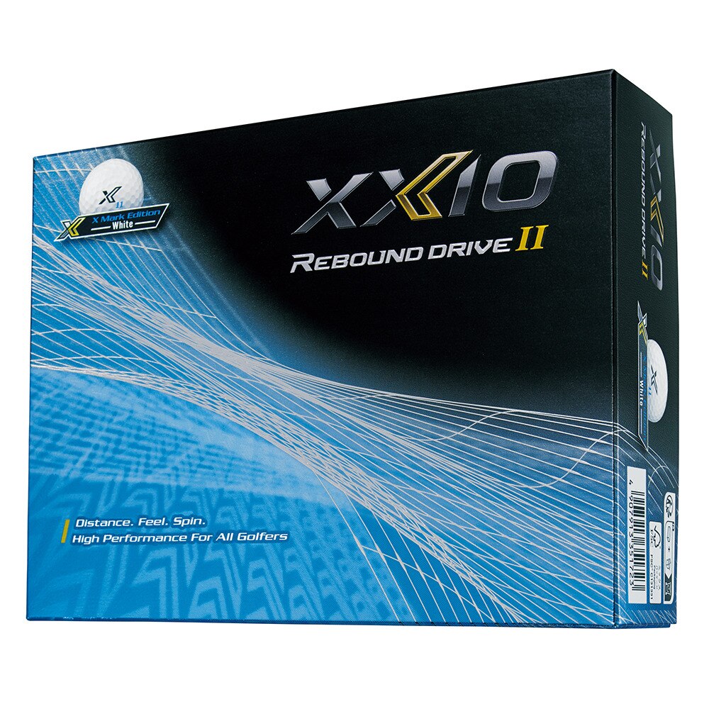 ゼクシオ（XXIO）（メンズ）ゴルフボール リバウンド ドライブ2 X Mark Edition ホワイト XN RD2 X WH ダース(12個入り)