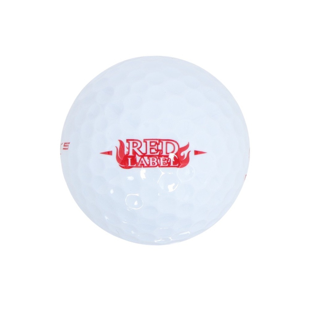 ワークス ゴルフ（WORKS GOLF）（メンズ）ゴルフボール 飛匠 レッド23 スリーブ(3個入り) レッド極 2023 3P WHT