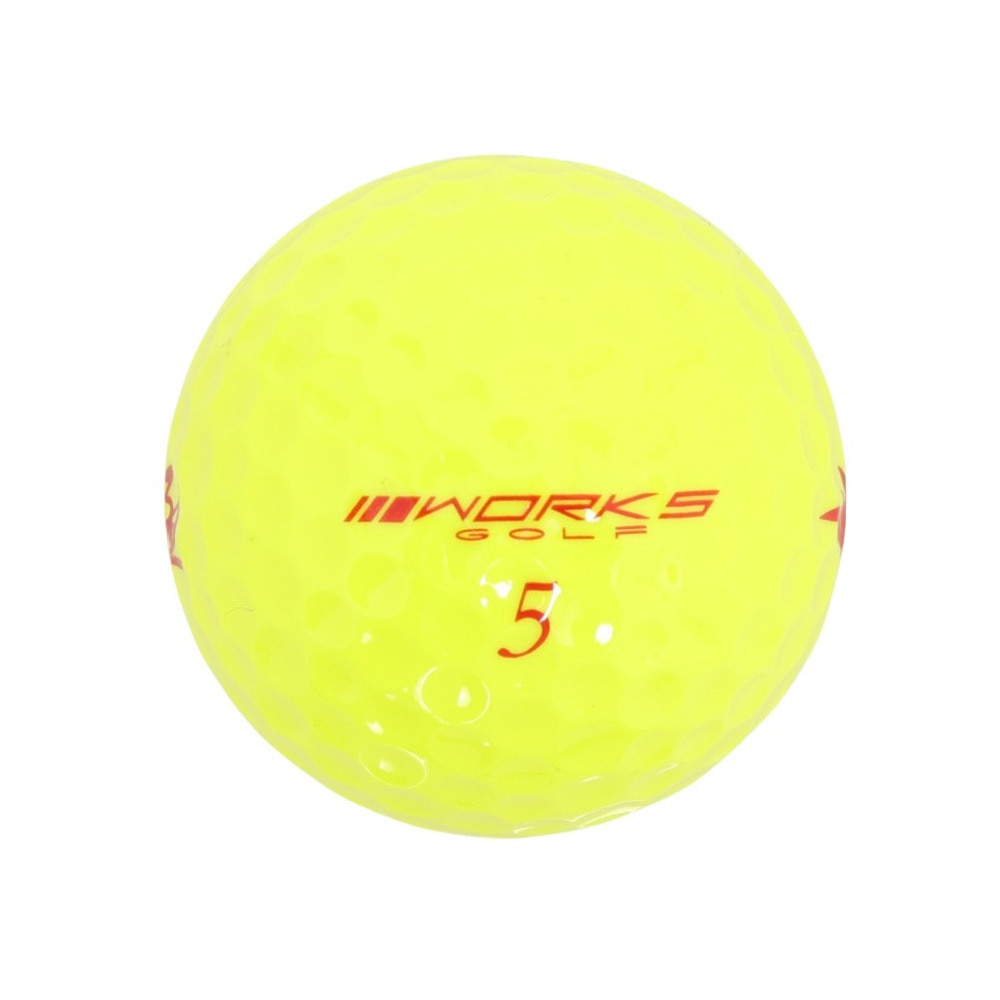 ワークス ゴルフ（WORKS GOLF）（メンズ）ゴルフボール 飛匠 レッド23 スリーブ(3個入り) レッド極 2023 3P YEL