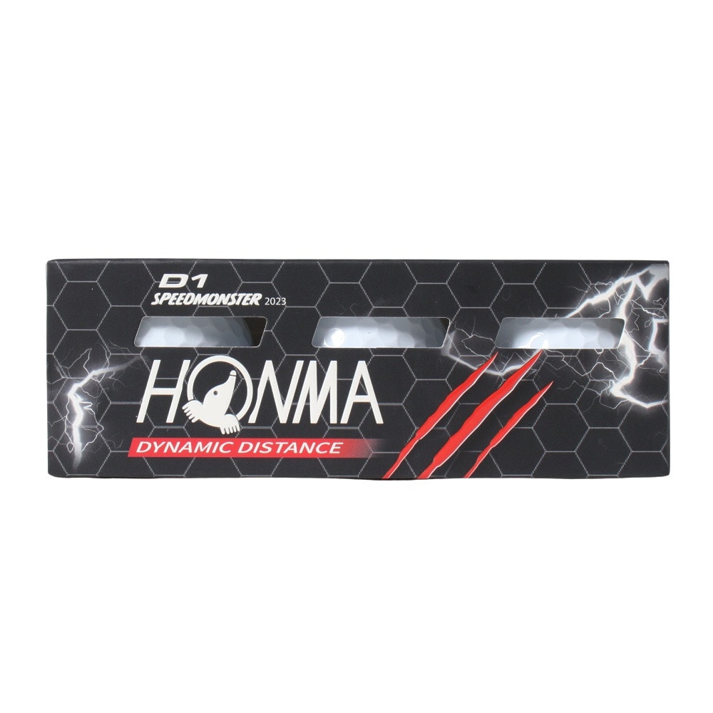 本間ゴルフ（HONMA）（メンズ、レディース）D1 SPEEDMONSTER 2023 BTQ2302 0001 WH スリーブ(3個入り)