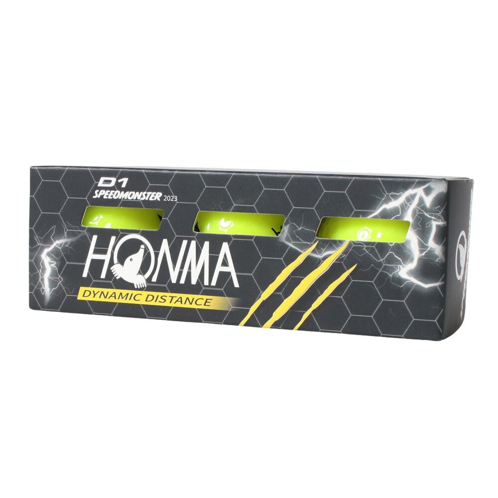 本間ゴルフ（HONMA）（メンズ、レディース）D1 SPEEDMONSTER 2023 0030 YE スリーブ(3個入り)