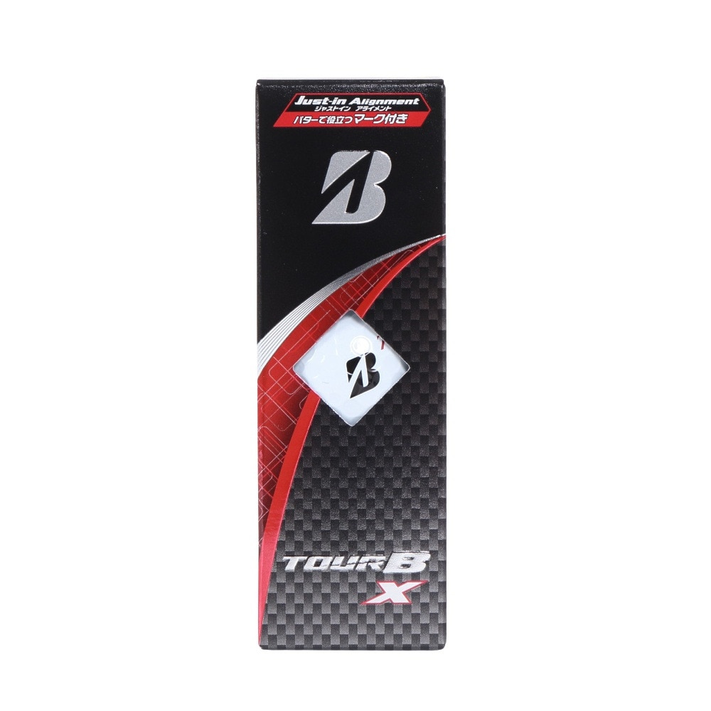 ブリヂストンゴルフ（BRIDGESTONE GOLF）（メンズ）ゴルフボール アライメント 24TOUR B X B4WXND 3P スリーブ(3個入り)