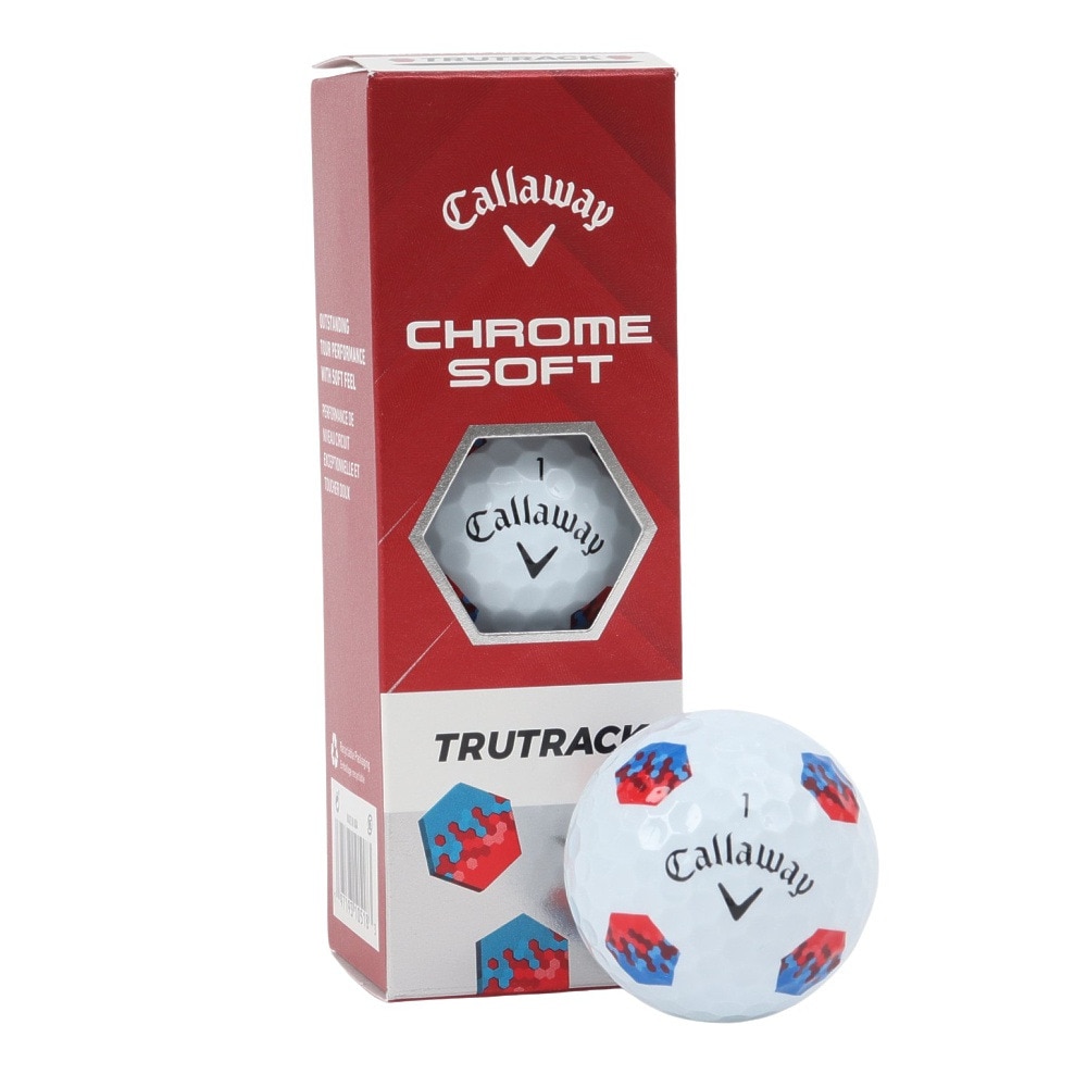 キャロウェイ（CALLAWAY）（メンズ）ゴルフボール CHRM SFT 24 TRUTRK 3B スリーブ 3個入り