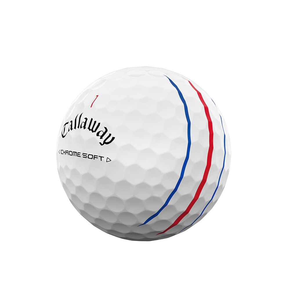 キャロウェイ（CALLAWAY）（メンズ）CHROME SOFT トリプル・トラック ゴルフボール スリーブ(3個入り) クロムソフト