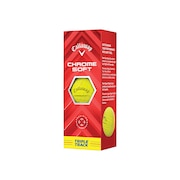 (メンズ)CHROME SOFT トリプル・トラック YLW ゴルフボール スリーブ(3個入り) クロムソフト