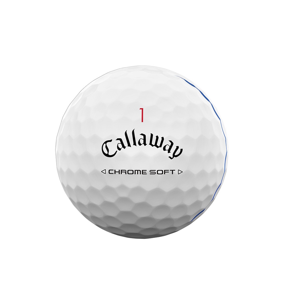 キャロウェイ（CALLAWAY）（メンズ）CHROME SOFT トリプル・トラック ゴルフボール ダース(12個入り) クロムソフト