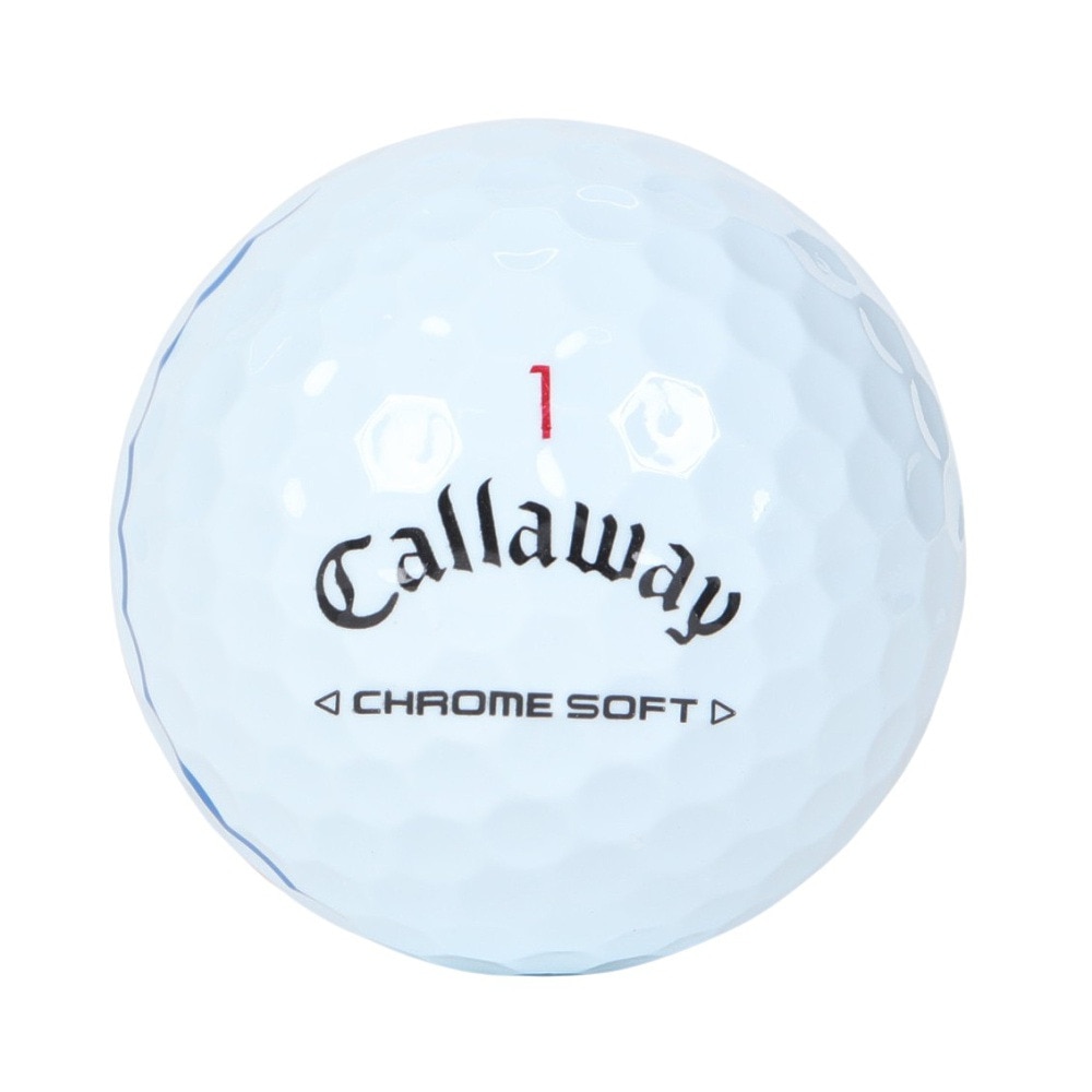 キャロウェイ（CALLAWAY）（メンズ）CHROME SOFT トリプル・トラック ゴルフボール ダース(12個入り) クロムソフト