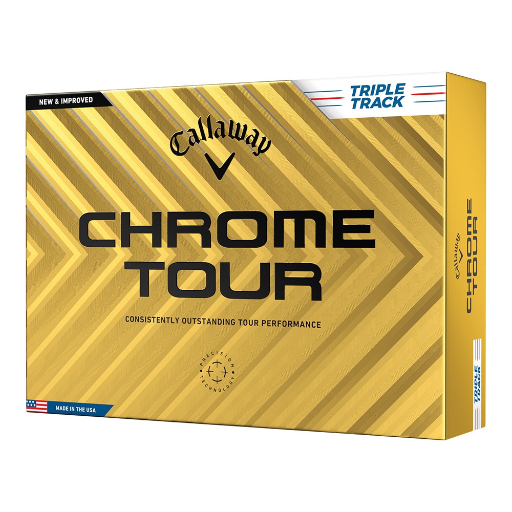 キャロウェイ（CALLAWAY）（メンズ）CHROME TOUR トリプル・トラック ゴルフボール ダース(12個入り) クロムツアー