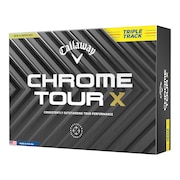 (メンズ)CHROME TOUR X トリプル・トラック YLW ゴルフボール ダース(12個入り) クロムツアー