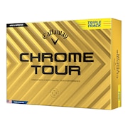 キャロウェイ（CALLAWAY）（メンズ）CHROME TOUR トリプル・トラック YLW ゴルフボール ダース(12個入り) クロムツアー