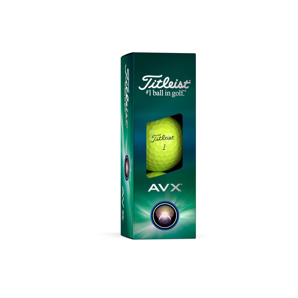 タイトリスト（TITLEIST）（メンズ）AVX YELLOW T9114S-3PJ ゴルフボール スリーブ(3個入り)