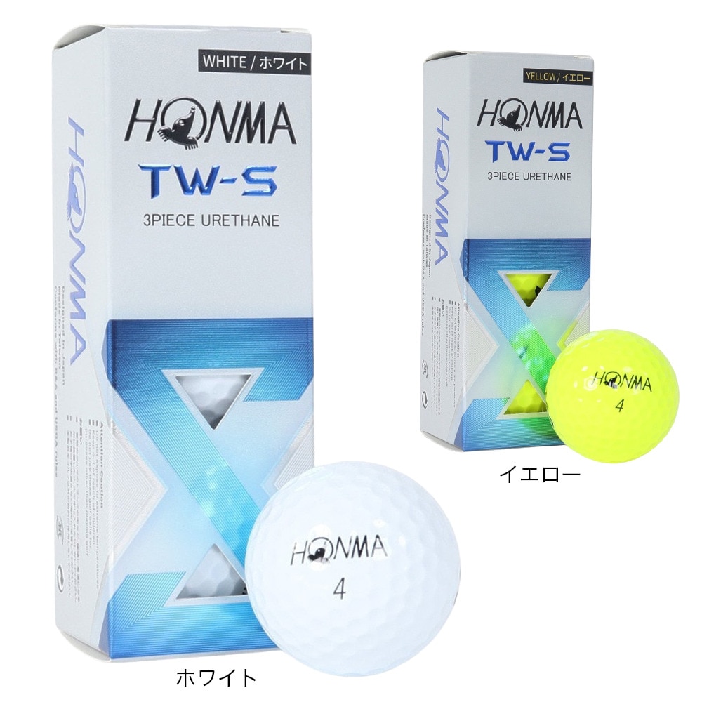本間ゴルフ(HONMA)(メンズ)ゴルフボール TW-S 2024 BTQ2403 本間ゴルフ(HONMA)(メンズ)ゴルフボール TW-S 2024 BTQ2403