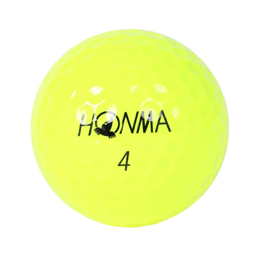 本間ゴルフ（HONMA）（メンズ）ゴルフボール TW-S 2024 BTQ2403 YEスリーブ(3個入り)