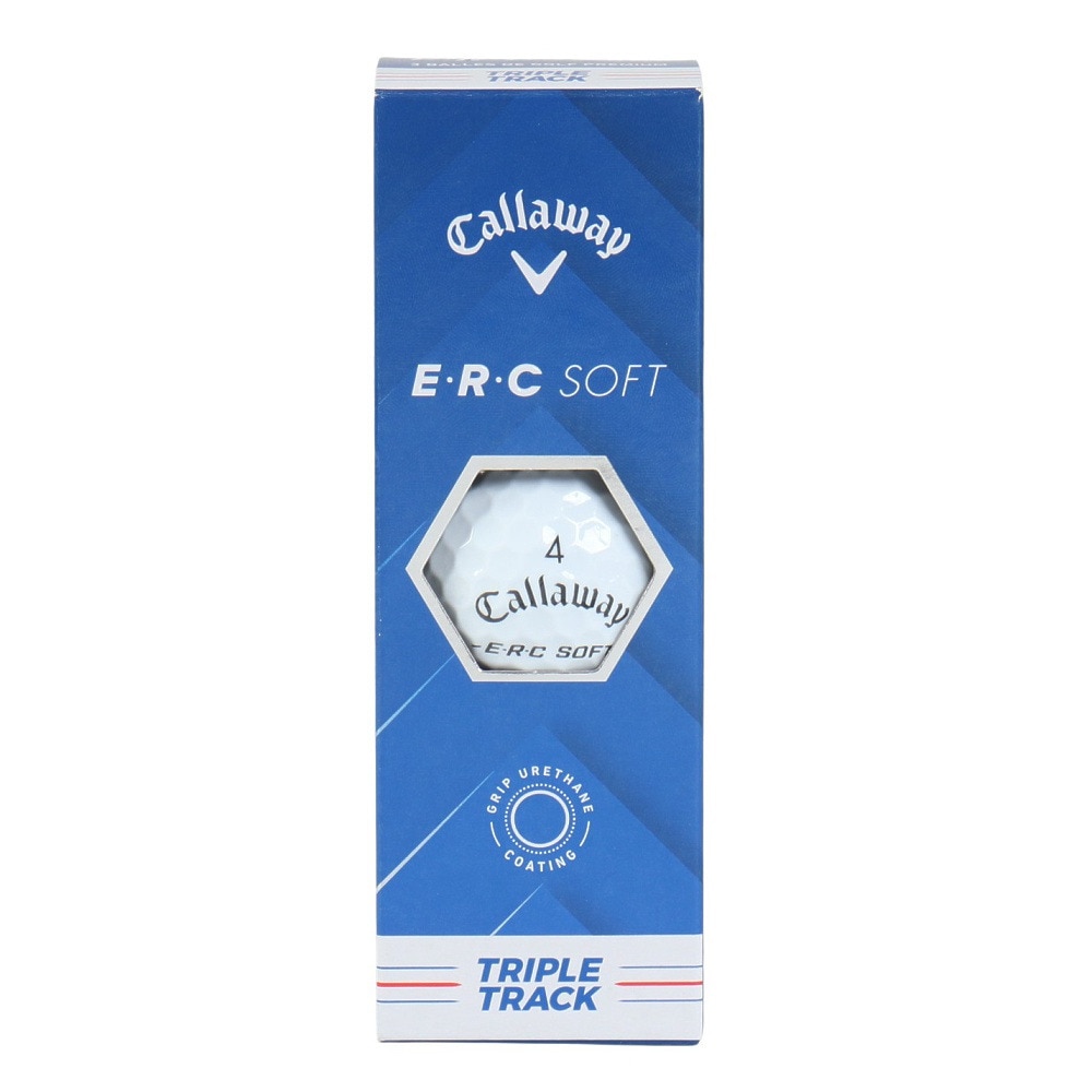 キャロウェイ（CALLAWAY）（メンズ、レディース、キッズ）ゴルフボール ERCSOFT 25 TT 3B スリーブ(3個入り)