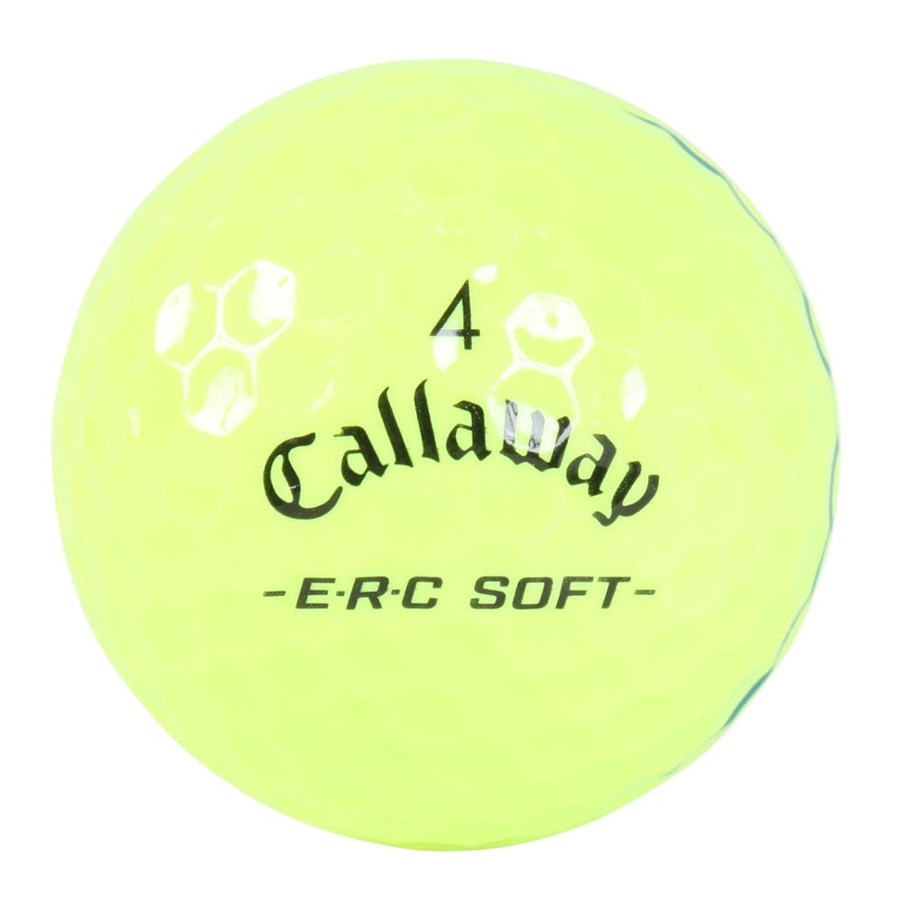 キャロウェイ（CALLAWAY）（メンズ、レディース、キッズ）ゴルフボール ERCSOFT YLW 25 TT 3B スリーブ(3個入り)