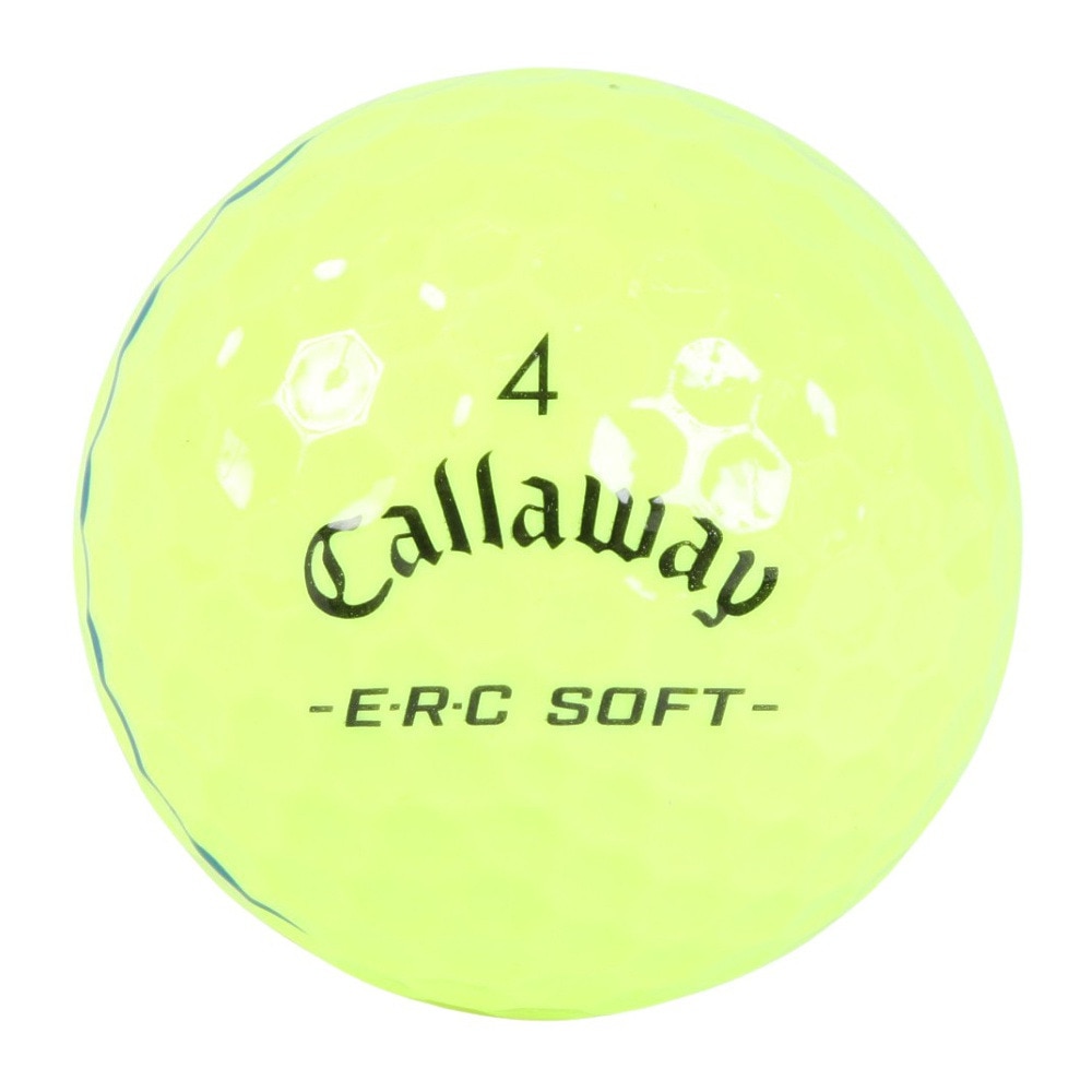 キャロウェイ（CALLAWAY）（メンズ、レディース、キッズ）ゴルフボール ERCSOFT YLW 25 TT 3B スリーブ(3個入り)