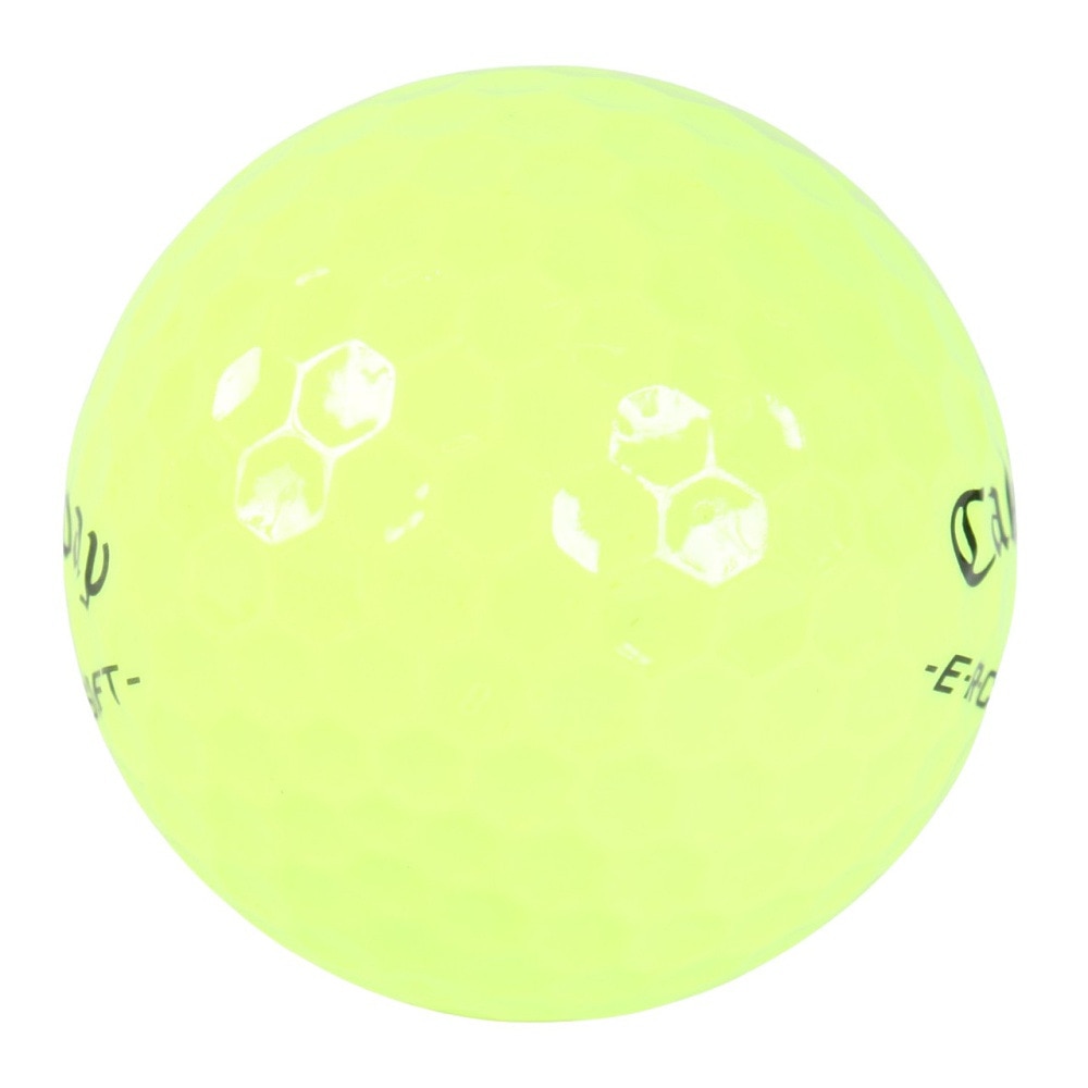 キャロウェイ（CALLAWAY）（メンズ、レディース、キッズ）ゴルフボール ERCSOFT YLW 25 TT 3B スリーブ(3個入り)