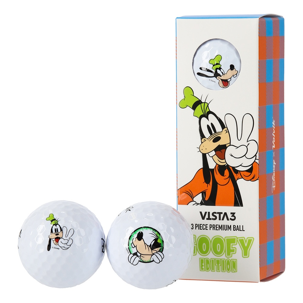 ボルビック（Volvik）（メンズ）ゴルフボール グーフィーダースパック VV5PNA15 ダース(12個入り)