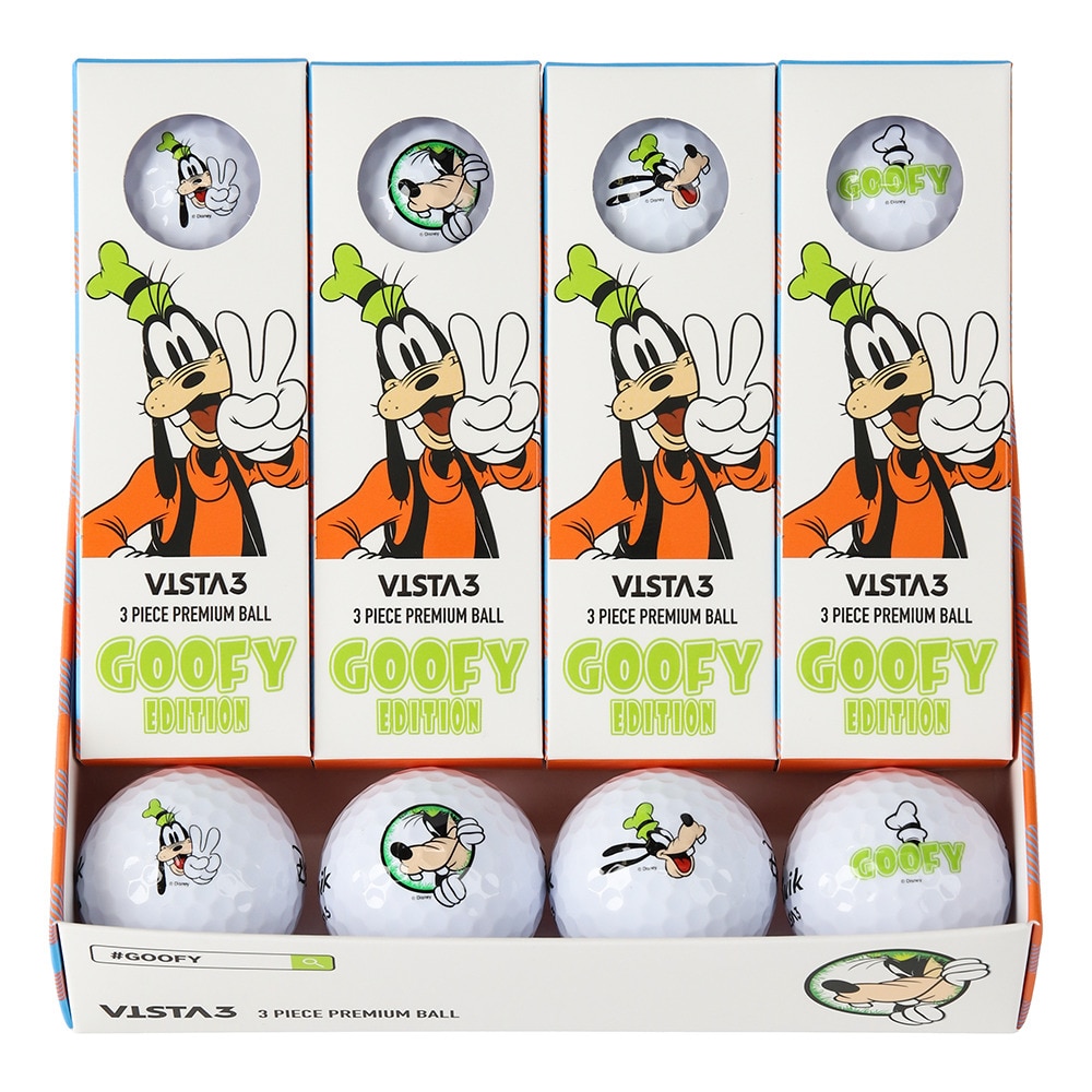 ボルビック（Volvik）（メンズ）ゴルフボール グーフィーダースパック VV5PNA15 ダース(12個入り)