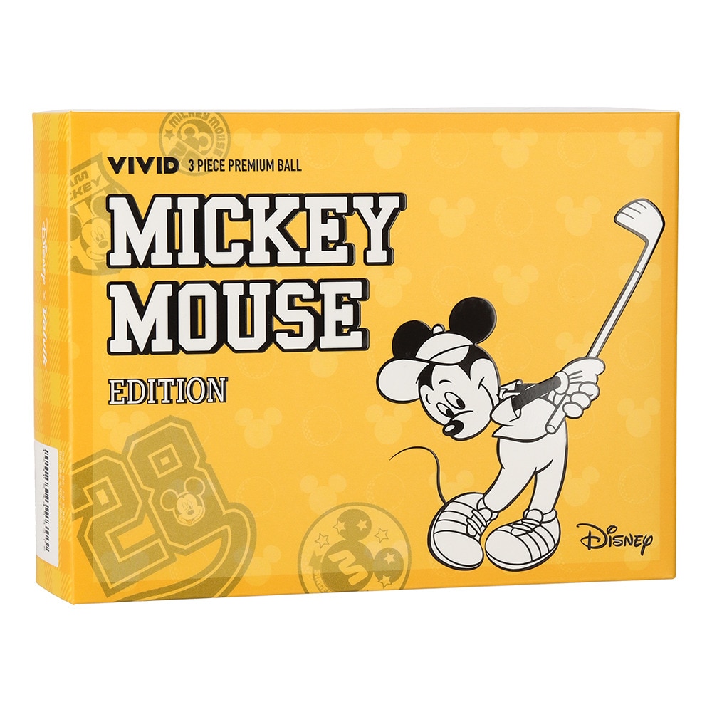 ボルビック（Volvik）（メンズ）ゴルフボール ミッキーダースパック VV5PNA16 DISNEY MICKEY ダース(12個入り)