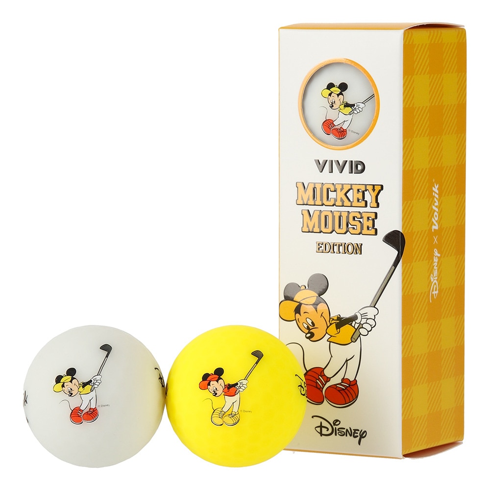 ボルビック（Volvik）（メンズ）ゴルフボール ミッキーダースパック VV5PNA16 DISNEY MICKEY ダース(12個入り)