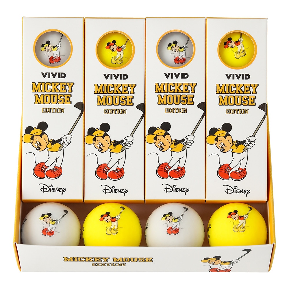 ボルビック（Volvik）（メンズ）ゴルフボール ミッキーダースパック VV5PNA16 DISNEY MICKEY ダース(12個入り)