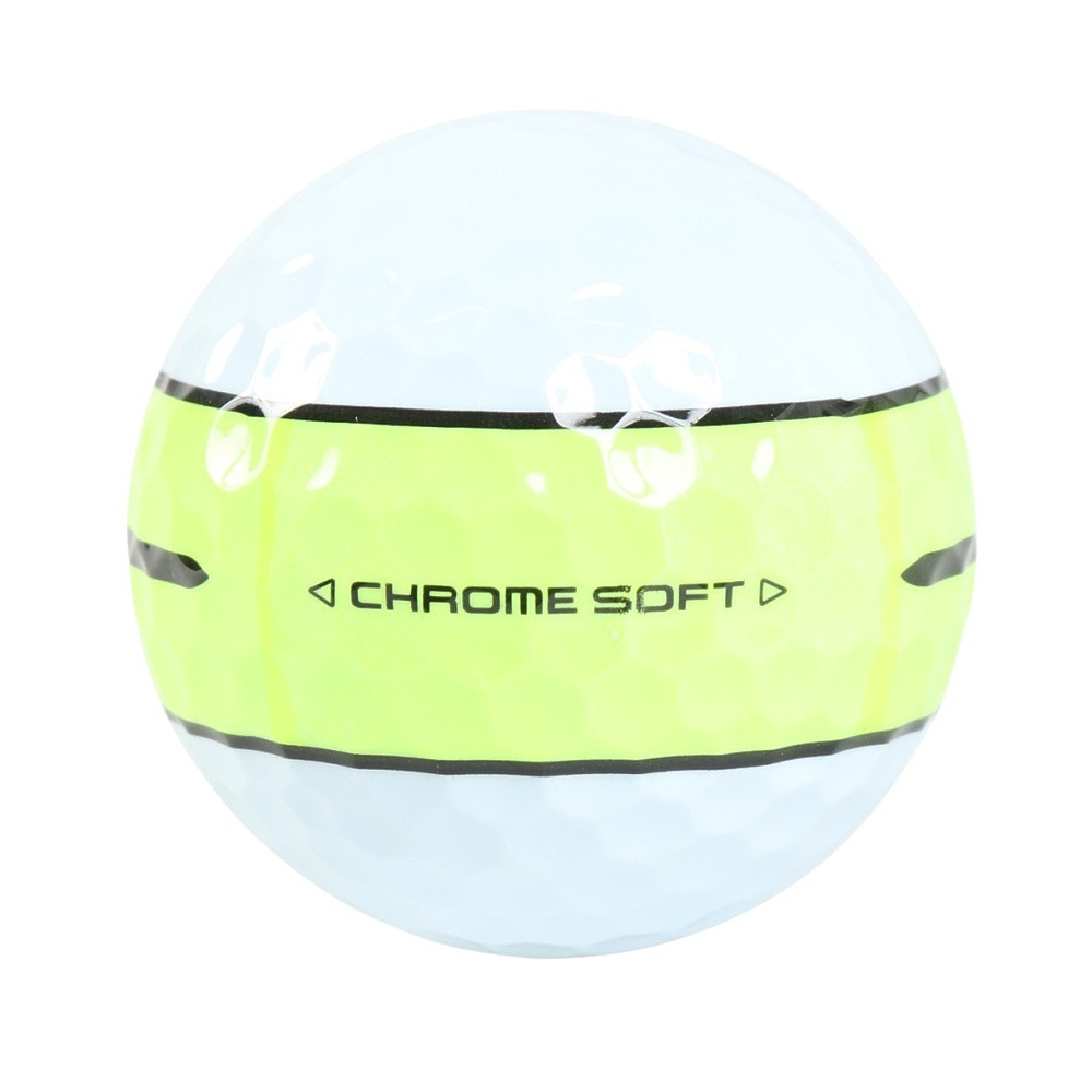 キャロウェイ（CALLAWAY）（メンズ）ゴルフボール CHRM SFT 24 360 YLW STRP 3B スリーブ(3個入り)