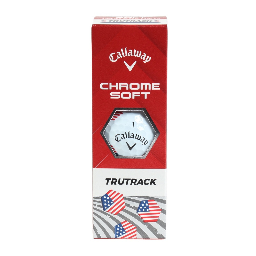 キャロウェイ（CALLAWAY）（メンズ）ゴルフボール CHRM SFT 24 TRUTRK USA 3B スリーブ(3個入り)