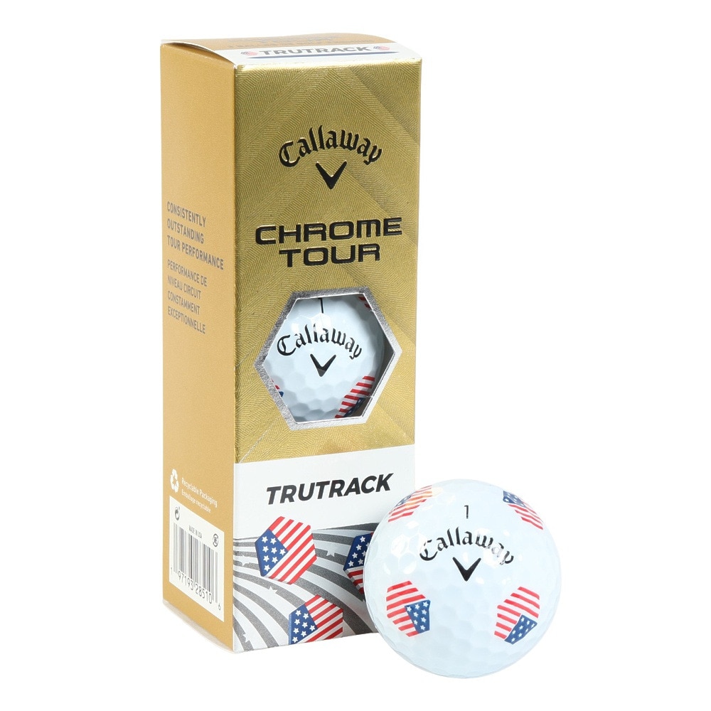 キャロウェイ（CALLAWAY）（メンズ）ゴルフボール CHRM TOUR 24 TRUTRK USA 3B スリーブ(3個入り)
