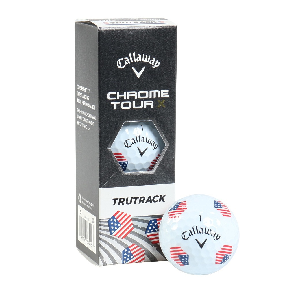 キャロウェイ（CALLAWAY）（メンズ）ゴルフボール CHRM TOUR X 24 TRUTRK USA 3B スリーブ(3個入り)