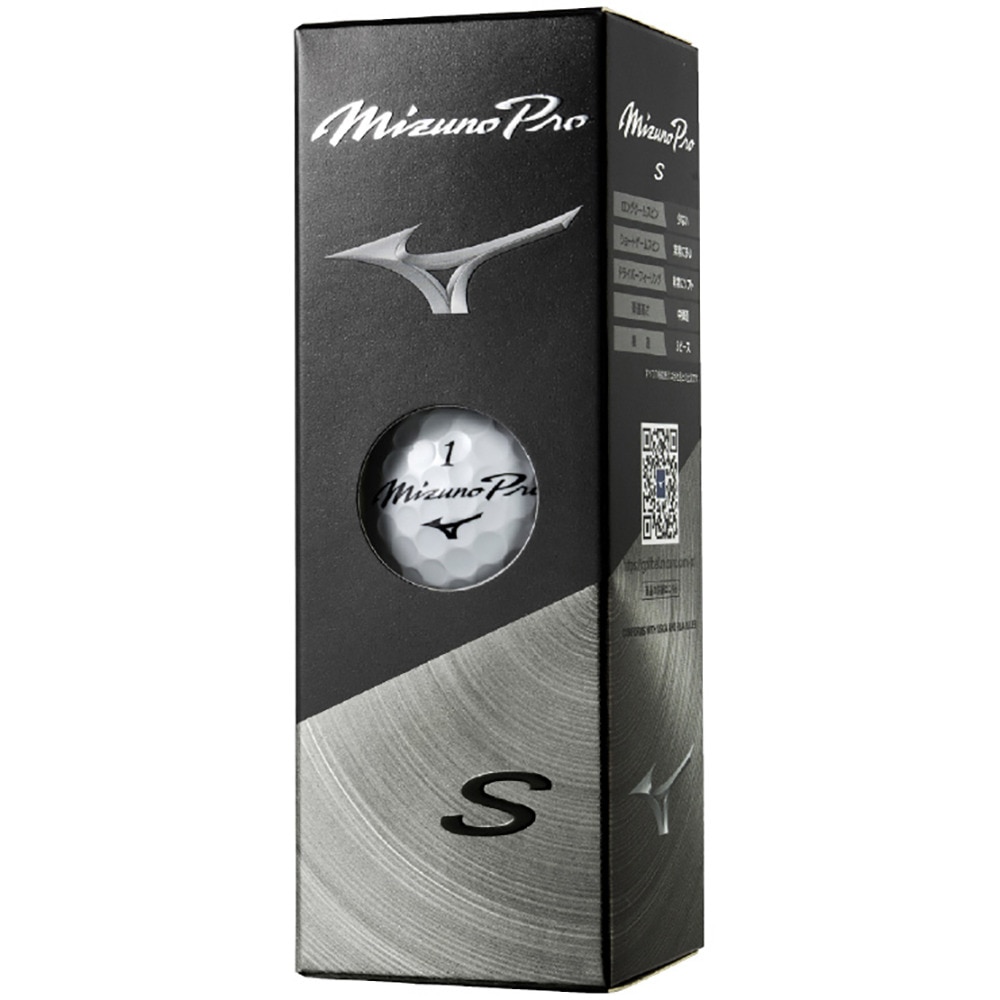 ミズノ（MIZUNO）（メンズ）Mizuno Pro S 3P ゴルフボール 5NJBT83510 スリーブ(3個入り)