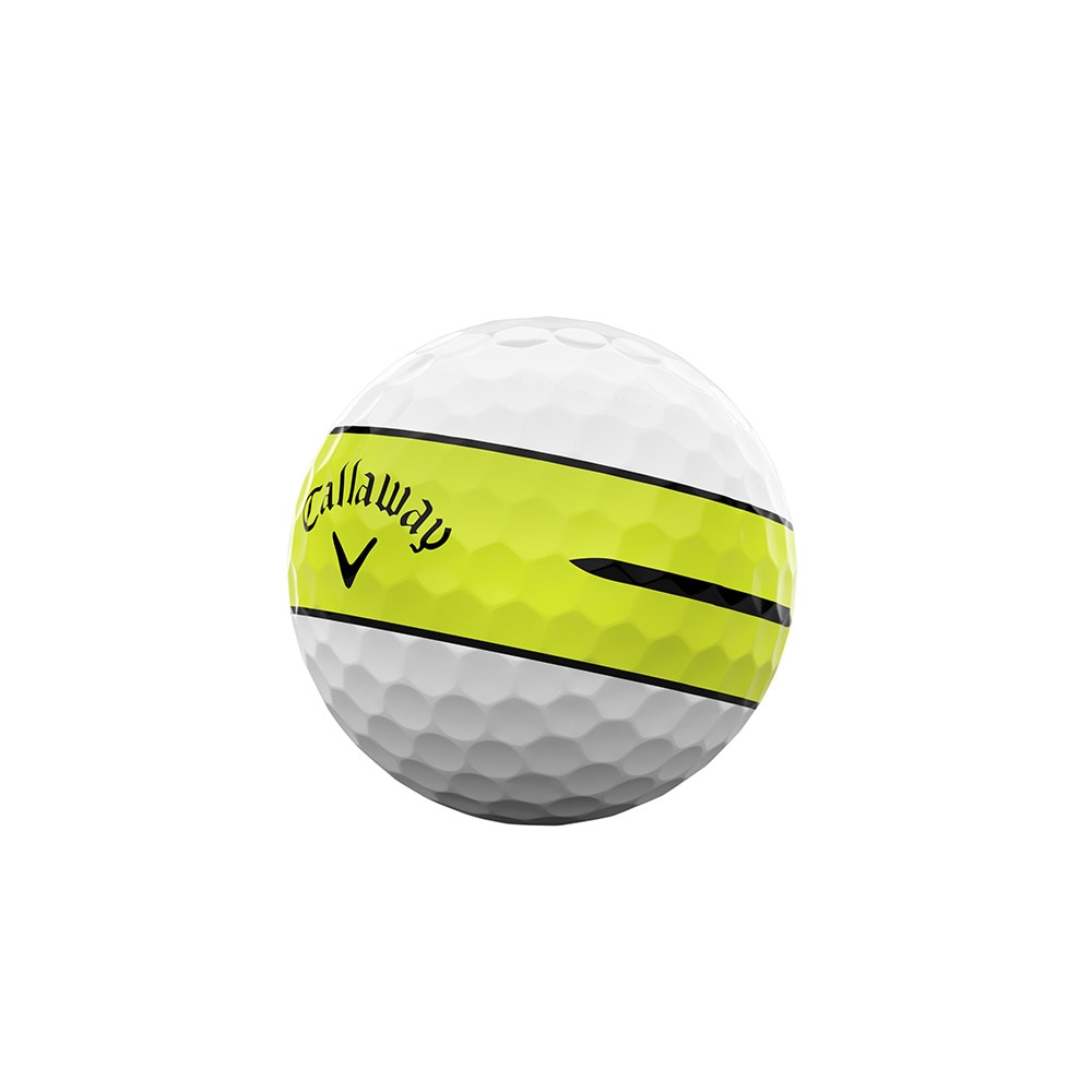 キャロウェイ（CALLAWAY）（メンズ）ゴルフボール CHRM TOUR 24 360 YLW STRP 3B スリーブ(3個入り)