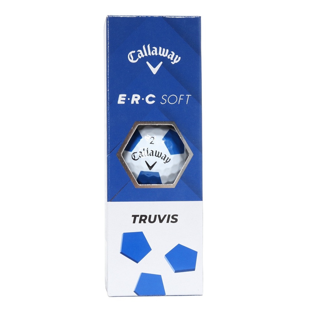 キャロウェイ（CALLAWAY）（メンズ）ゴルフボール ERCSFT 25 TRVS BLU 3B スリーブ(3個入り)