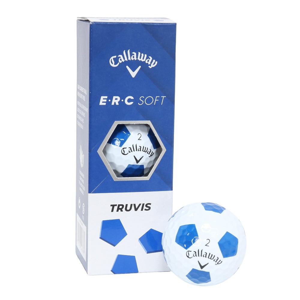 キャロウェイ（CALLAWAY）（メンズ）ゴルフボール ERCSFT 25 TRVS BLU 3B スリーブ(3個入り)