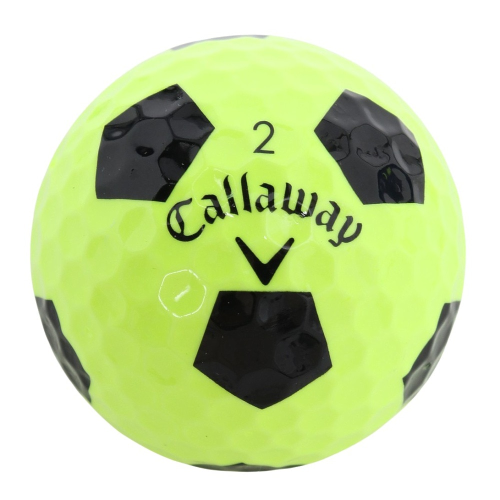 キャロウェイ（CALLAWAY）（メンズ）ゴルフボール ERCSFT YLW 25 TRVS BLK 3B スリーブ(3個入り)