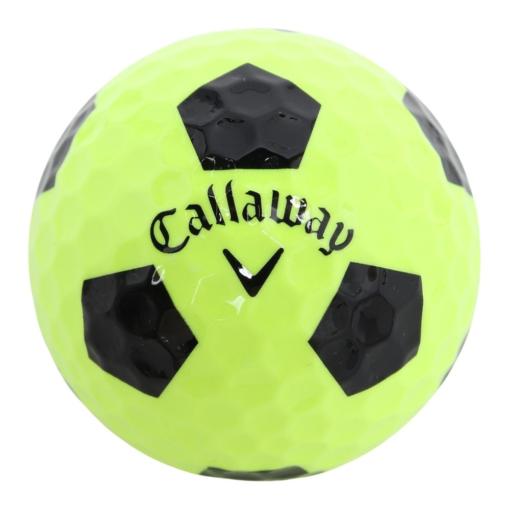 キャロウェイ（CALLAWAY）（メンズ）ゴルフボール ERCSFT YLW 25 TRVS BLK 3B スリーブ(3個入り)