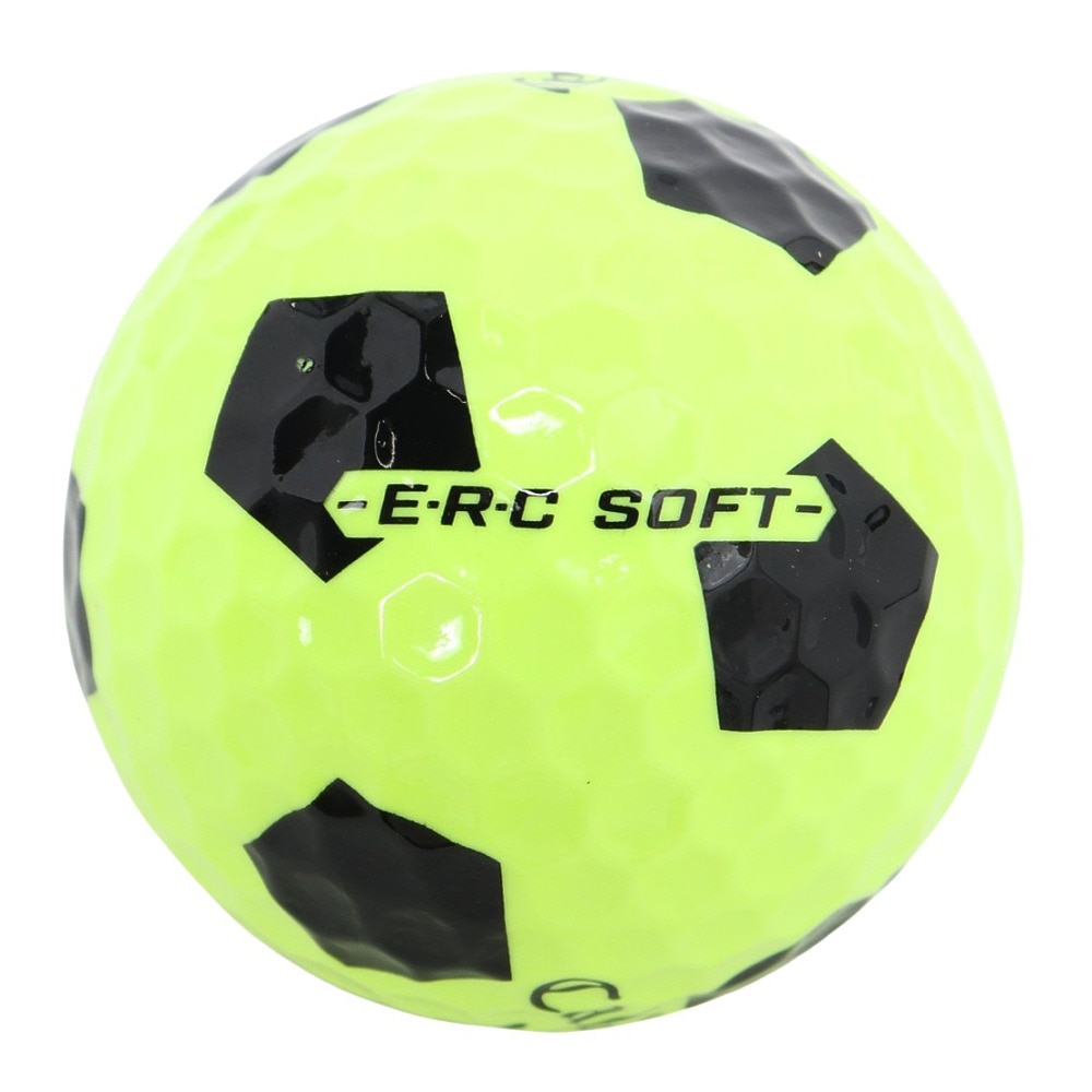 キャロウェイ（CALLAWAY）（メンズ）ゴルフボール ERCSFT YLW 25 TRVS BLK 3B スリーブ(3個入り)