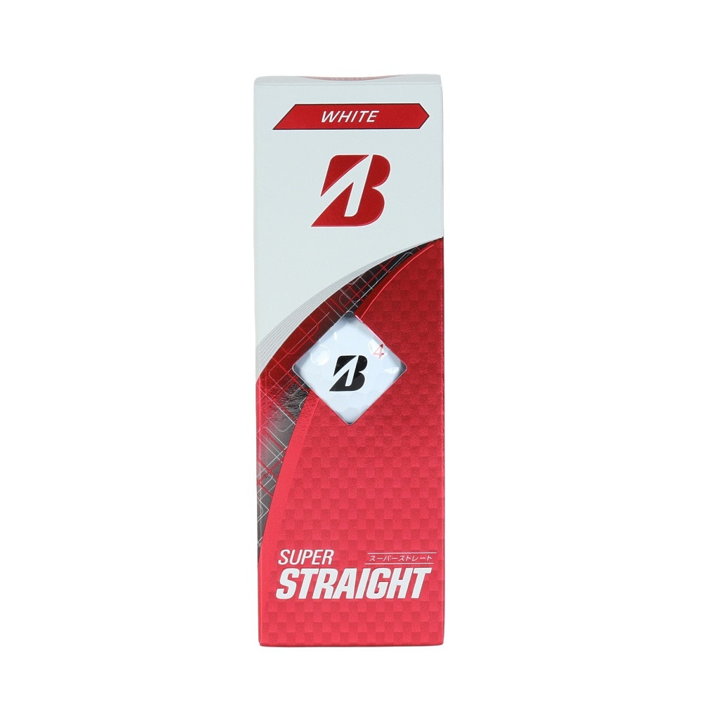 ブリヂストンゴルフ（BRIDGESTONE GOLF）（メンズ、レディース）ゴルフボール 25SUPER STRAIGHT スリーブ(3個入り) T5WX 3P