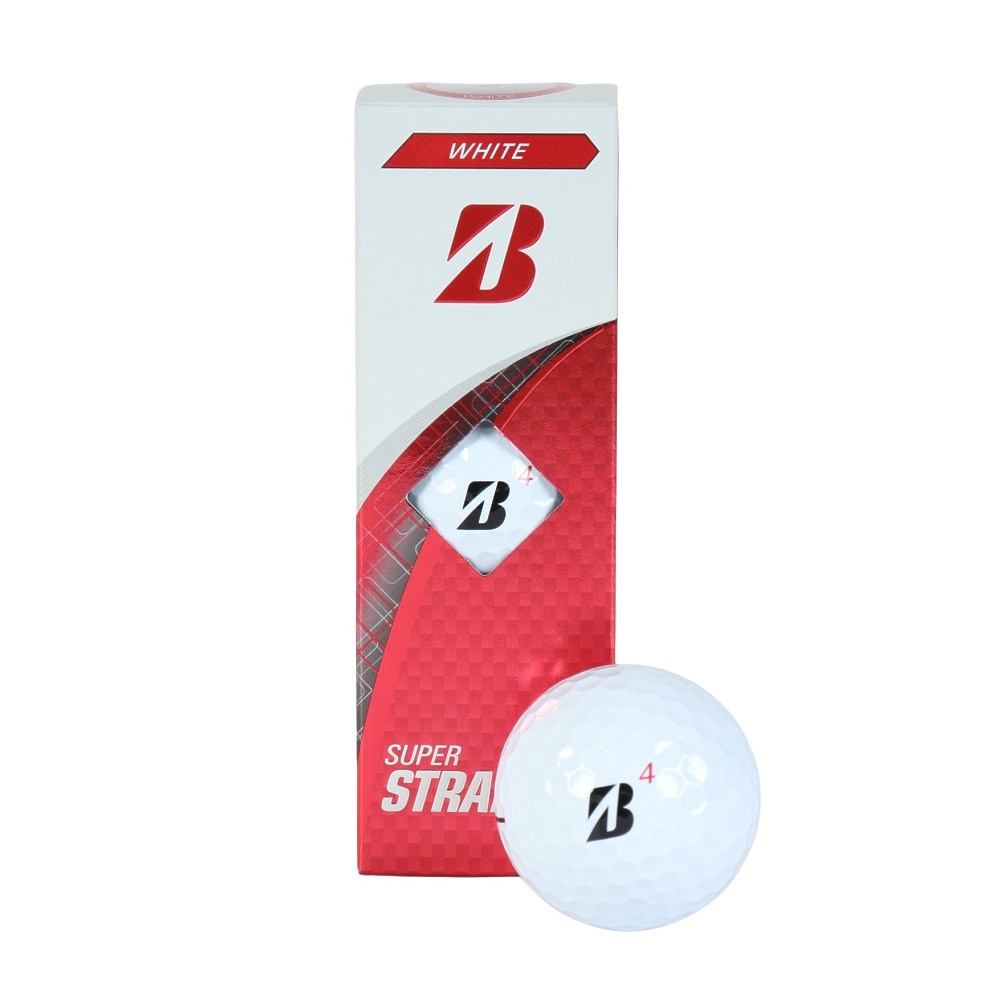 ブリヂストンゴルフ（BRIDGESTONE GOLF）（メンズ、レディース）ゴルフボール 25SUPER STRAIGHT スリーブ(3個入り) T5WX 3P