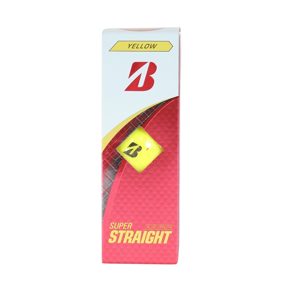 ブリヂストンゴルフ（BRIDGESTONE GOLF）（メンズ、レディース）ゴルフボール 25SUPER STRAIGHT スリーブ(3個入り) T5YX 3P