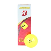 (メンズ、レディース)ゴルフボール 25SUPER STRAIGHT スリーブ(3個入り) T5YX 3P