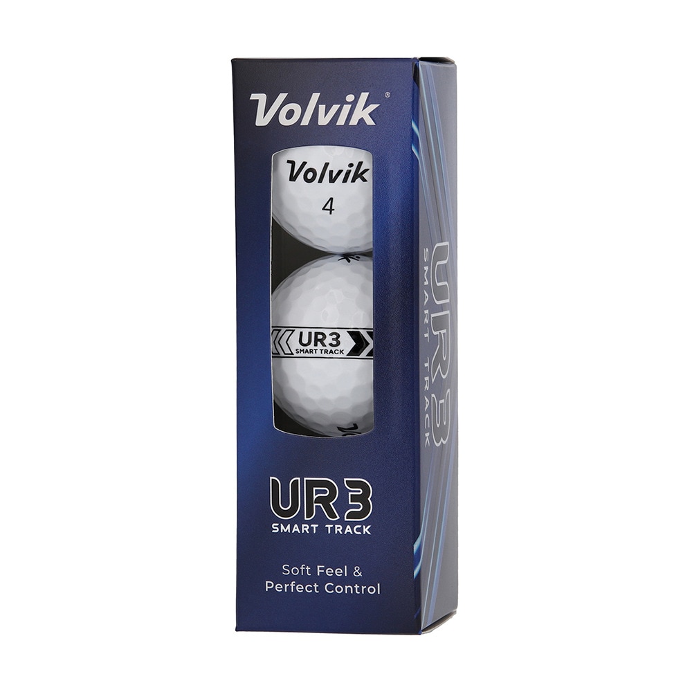 ボルビック（Volvik）（メンズ）UR3 ST ゴルフボール VV5UNA12 WHT
