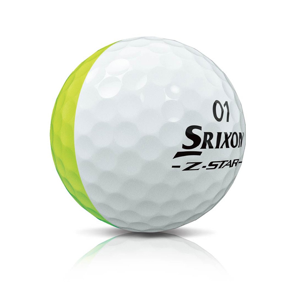 スリクソン（SRIXON）（メンズ）ゴルフボール Z－STAR9 ディバイド SN ZS9 DIV WY スリーブ(3個入り)