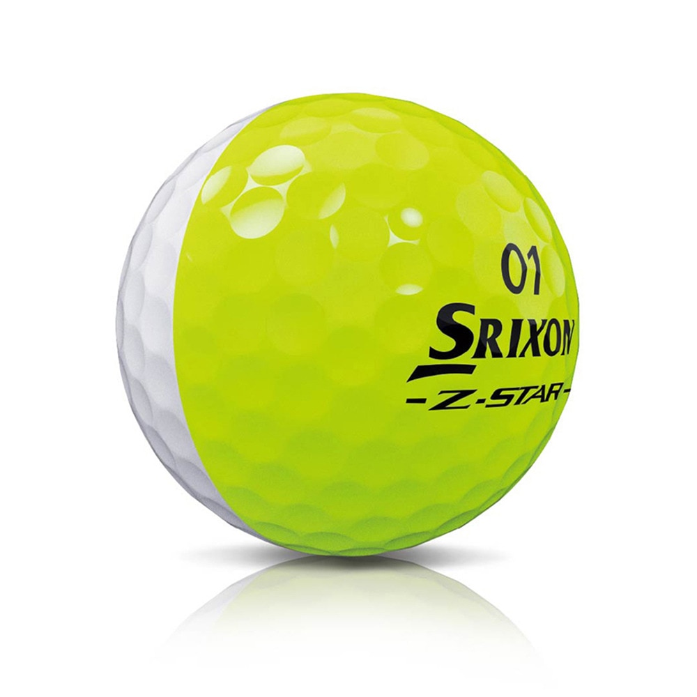 スリクソン（SRIXON）（メンズ）ゴルフボール Z－STAR9 ディバイド SN ZS9 DIV WY スリーブ(3個入り)