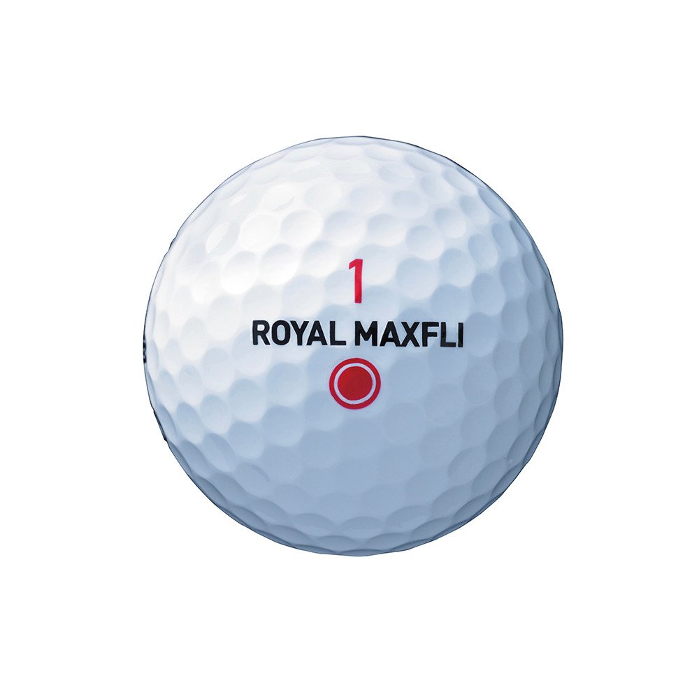 マックスフライ（MAXFLI）（メンズ）ゴルフボール ロイヤルマックスフライ ROYAL MAXFLI 2 RED ゴルフボール 3ケ スリーブ(3個入り)