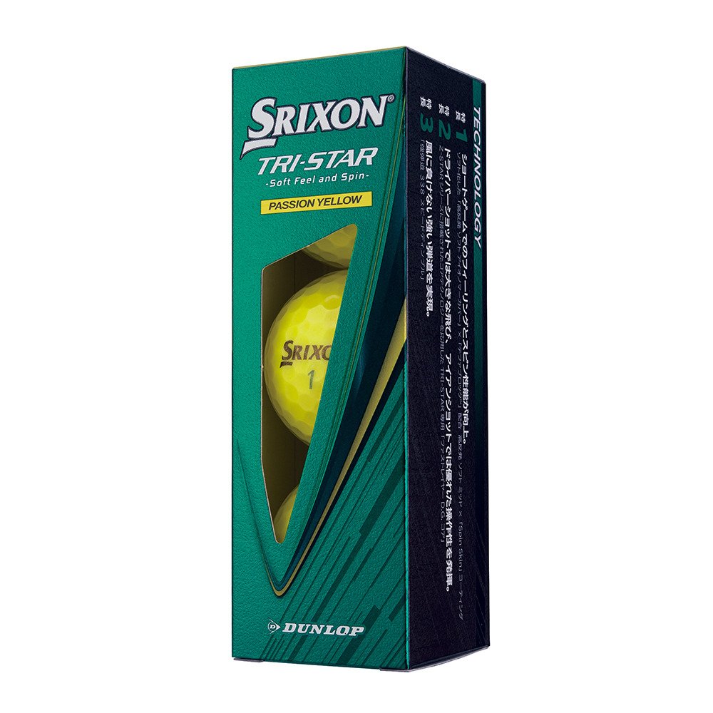 スリクソン（SRIXON）（メンズ）ゴルフボール TRI-STAR6 3ケ SN TRS6
