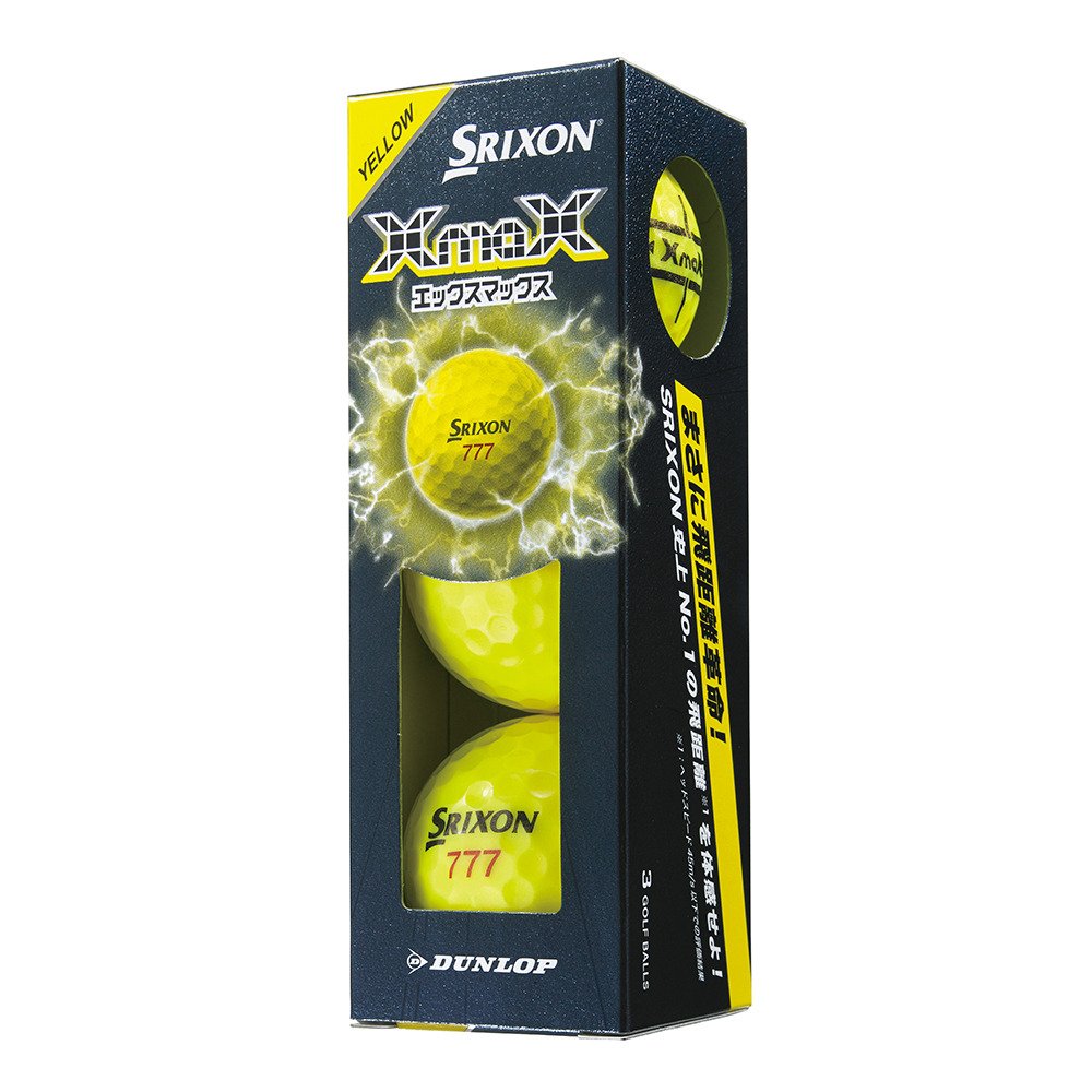 スリクソン（SRIXON）（メンズ）XmaX ゴルフボール 3ケ SN WHT 3ケ