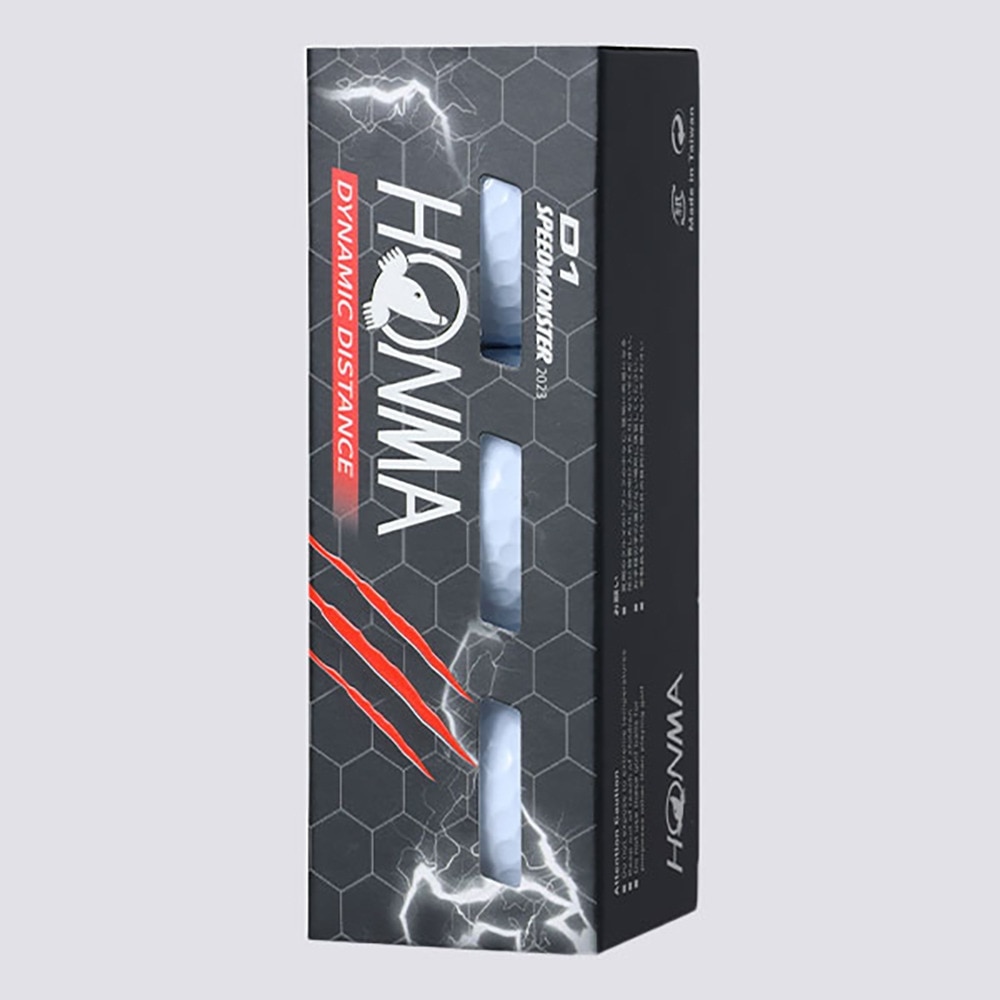 本間ゴルフ（HONMA）（メンズ、レディース）【3ダースセット】D1 SPEEDMONSTER 2023 BTQ2302 0001 WH 3ダース(36個入り)